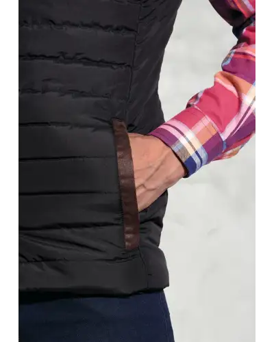 Gilets Brook Taverner Tampa Black Quilted Puffer Gilet £62.00