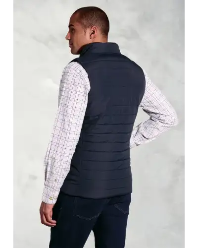 Gilets Brook Taverner Tampa Navy Quilted Puffer Gilet £62.00