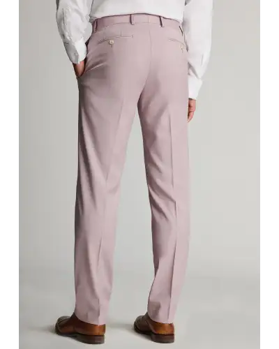 Waistcoats Brook Taverner Tailored Fit Hayton Pink Textured Suit - Waistcoat Optional £134.00