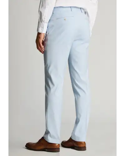 Waistcoats Brook Taverner Tailored Fit Hayton Sky Blue Textured Suit - Waistcoat Optional £134.00