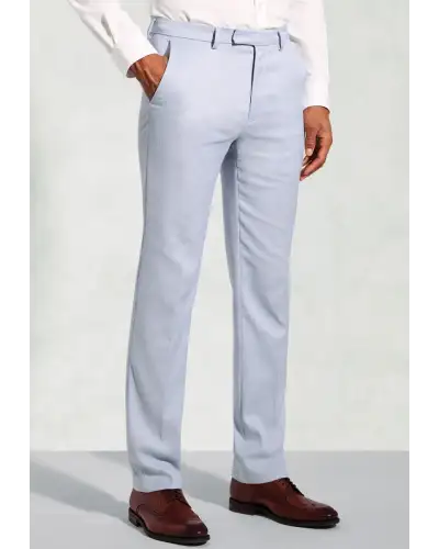 Waistcoats Brook Taverner Tailored Fit Hardy Blue Textured Occasion Suit - Waistcoat Optional £134.00