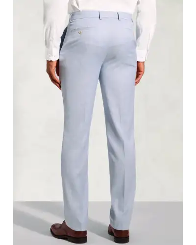 Waistcoats Brook Taverner Tailored Fit Hardy Blue Textured Occasion Suit - Waistcoat Optional £134.00