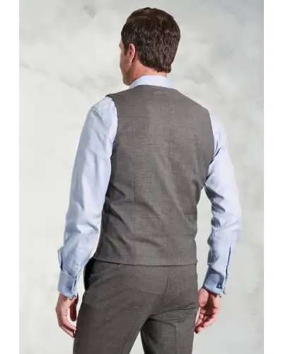 Waistcoats Brook Taverner Tailored Fit Avalino Grey Suit - Waistcoat Optional £197.00