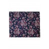 Silk Hankies Soprano Ties Soprano Navy Ground Pink And Fuchsia Flowers Silk Hanky £15.00