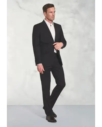 Waistcoats Brook Taverner Tailored Fit Avalino Black Suit - Waistcoat Optional £197.00