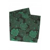 Pocket Square Soprano Ties Soprano Shades Of Green Large Flowers Silk Pocket Square £15.00