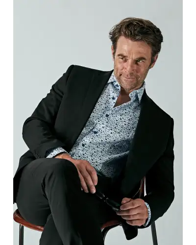 Waistcoats Brook Taverner Tailored Fit Avalino Black Suit - Waistcoat Optional £197.00