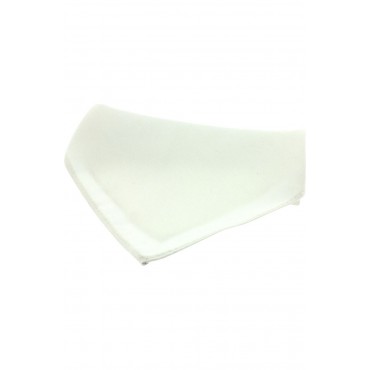 Pocket Square Soprano Ties Soprano Plain White Satin Silk Mens Silk Pocket Square-ST-HANKWQ-WHITE £15.00