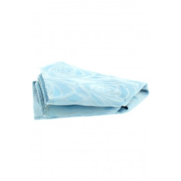 Pocket Square Soprano Ties Soprano Sky Blue Rose Mens Silk Pocket Square-ST-HANKWE-008 £15.00