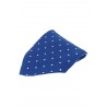 Pocket Square Soprano Ties Soprano Blue And White Polka Dots Mens Silk Pocket Square £15.00