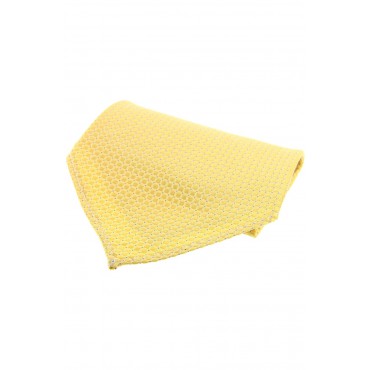 Pocket Square Soprano Ties Soprano Yellow Box Weave Mens Silk Pocket Square-ST-HANK0495 £15.00