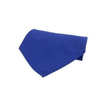 Pocket Square Soprano Ties Soprano Plain Royal Diagonal Twill Mens Silk Pocket Square-ST-HANK-WS-ROYAL-BLUE-DR £15.00