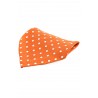 Pocket Square Soprano Ties Soprano Orange With White Polka Dots Mens Silk Pocket Square £15.00