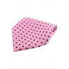 Pocket Square Soprano Ties Soprano Pink With Black Polka Dots Mens Silk Pocket Square £15.00