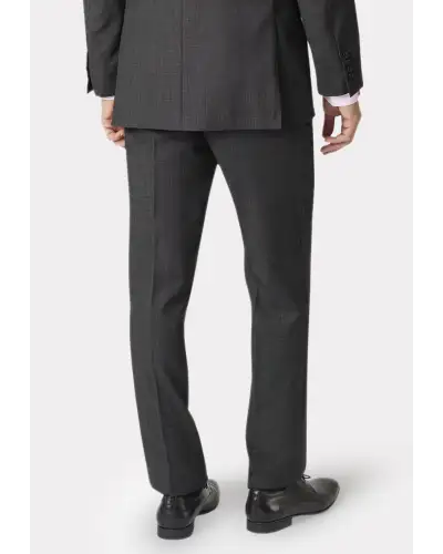 Wool Suits Brook Taverner Regular Fit Dawlish Charcoal Birdseye Wool Suit £269.00