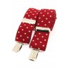 Braces Soprano Ties Soprano Red And White Polka Dot 35Mm X Style Braces £23.00