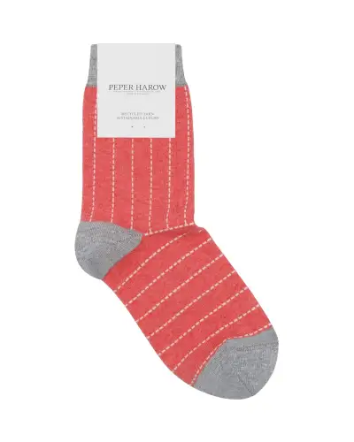 Women PEPER HAROW Dash Womens Socks - Coral £13.00