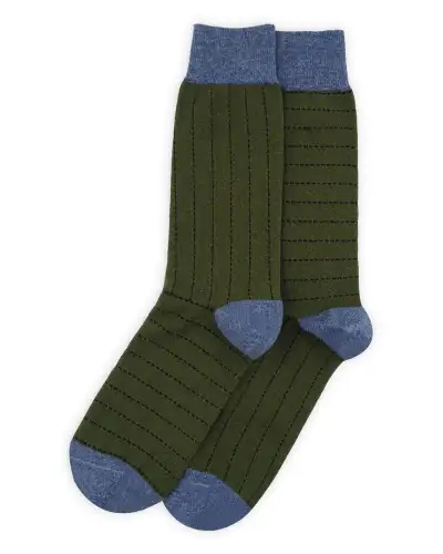 Men PEPER HAROW Dash Mens Socks - Sage £14.00