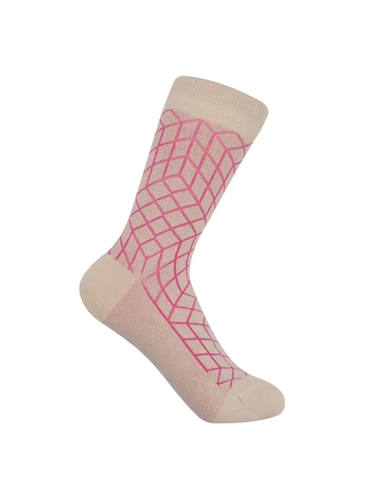 Women PEPER HAROW Puzzle Womens Socks - Beige £15.00