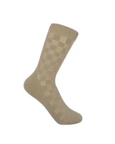 Women PEPER HAROW Battenberg Womens Socks - Beige £15.00
