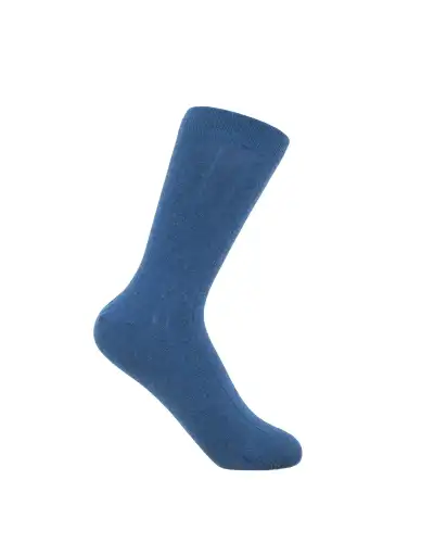 Women PEPER HAROW Cashmere Wool Boot Womens Socks Bundle - Teal Blue Charcoal £54.00