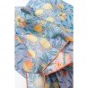 Scarves Fox and Chave Morris Blue Fruit Silk Habotai Scarf £42.00