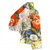 Scarves Fox and Chave Cezanne Flower Bouquet Silk Habotai Scarf £42.00