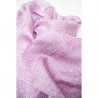 Scarves Fox and Chave Victorian Lace Silk Habotai Scarf Mauve £42.00