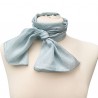 Scarves Fox and Chave Victorian Lace Silk Habotai Scarf Blue £42.00