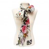 Scarves Fox and Chave Van Kessel Cream Silk Habotai Scarf £42.00