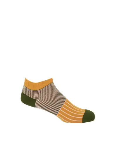 Gents PEPER HAROW Mens Trainer Socks Gift Box - Oxford Stripe £76.00