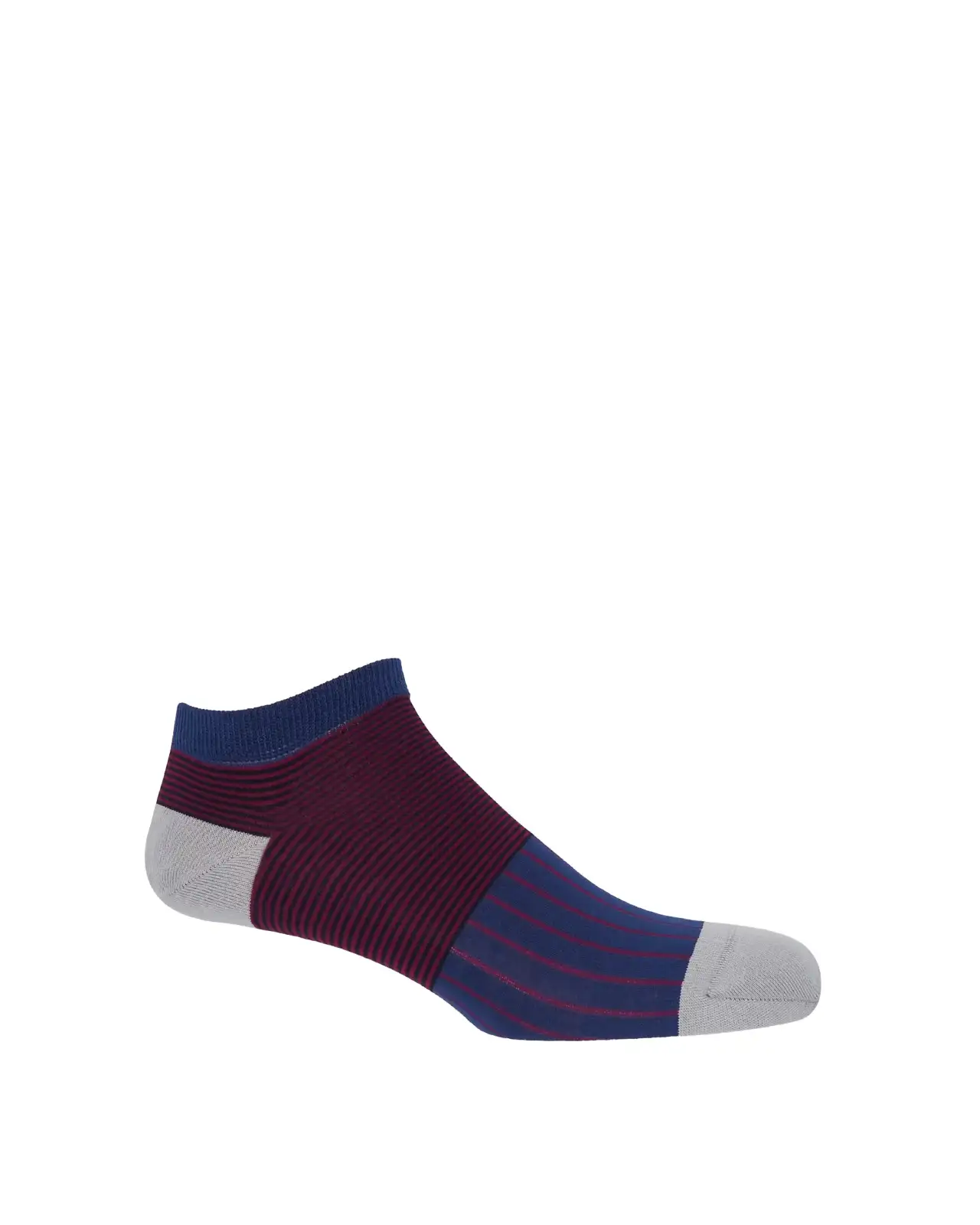 Men PEPER HAROW Oxford Stripe Mens Trainer Socks - Navy £13.00