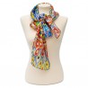 Scarves Fox and Chave Zebrafish Silk Habotai Scarf £50.00