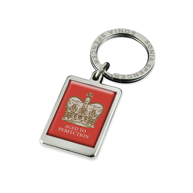 Key Rings Fox and Chave Aged To Perfection Crown Keyring £18.00