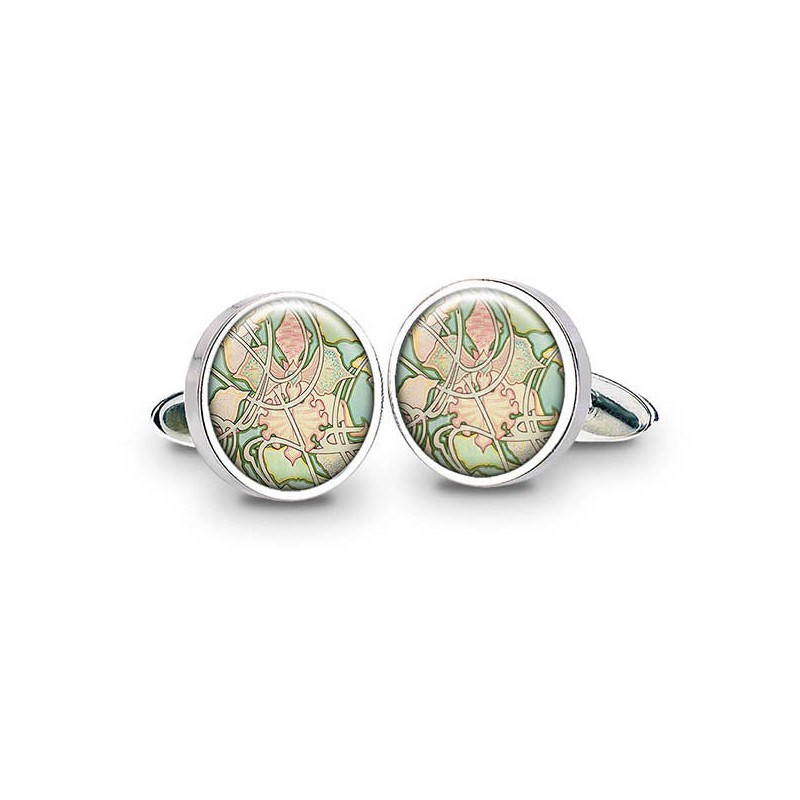 Others Fox and Chave Mucha Wallpaper Cufflinks £29.00