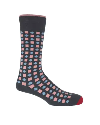 Men PEPER HAROW Diamonds Mens Socks - Grey £16.00