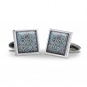 Others Fox and Chave Rhodes Mosaic Cufflinks £29.00