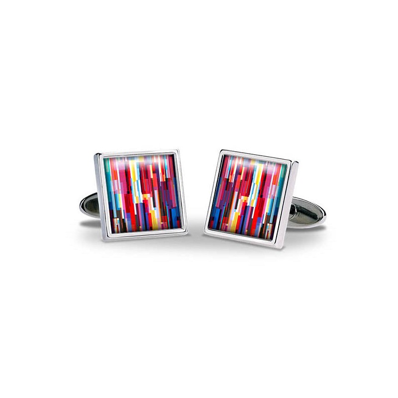 Others Fox and Chave Colour Bars Cufflinks £29.00