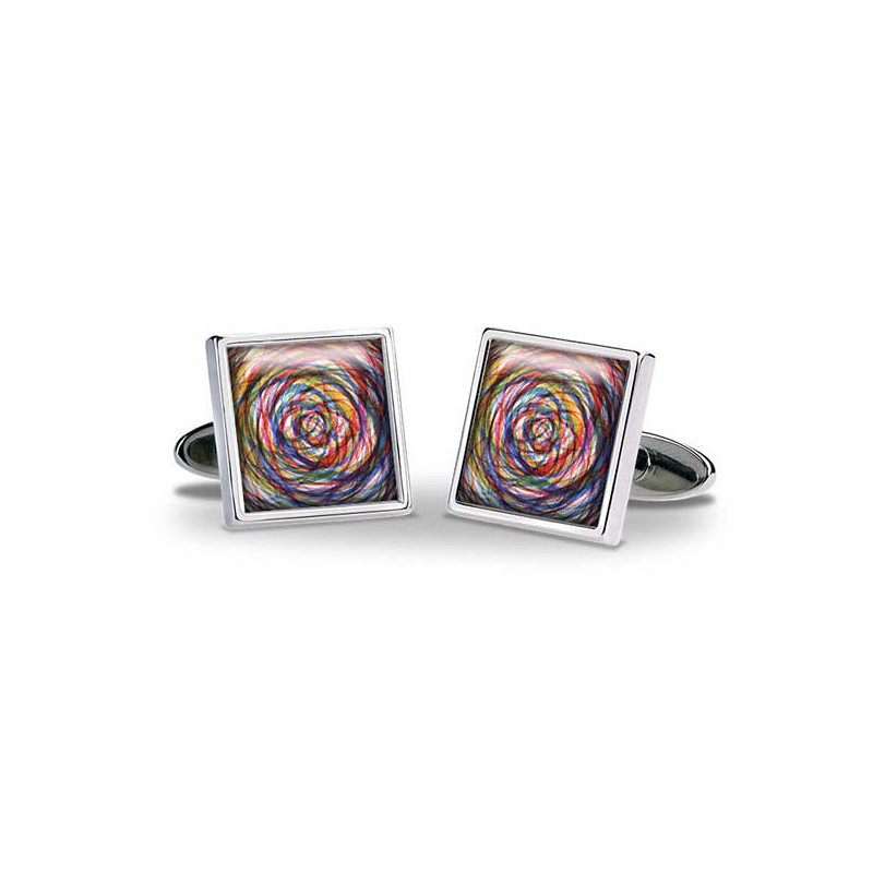 Others Fox and Chave Colour Swirl Cufflinks £29.00