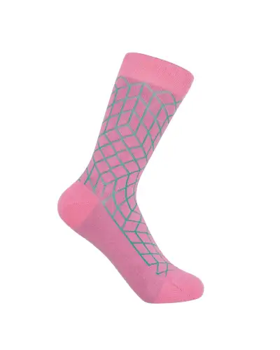 Women PEPER HAROW Puzzle Womens Socks - Pink £15.00