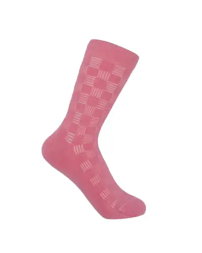 Women PEPER HAROW Battenberg Womens Socks - Pink £15.00