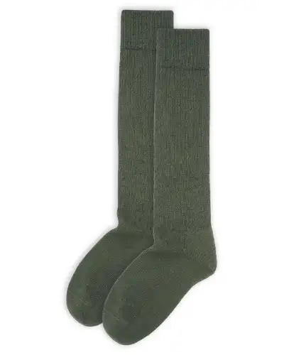 Men PEPER HAROW Cashmere Wool Boot MenS Socks Bundle - Green Olive £41.00