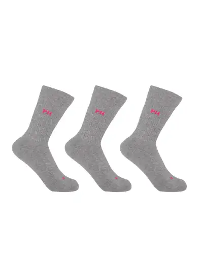 Women PEPER HAROW 3 Pack Essential Womens Sport Socks - Grey £27.00