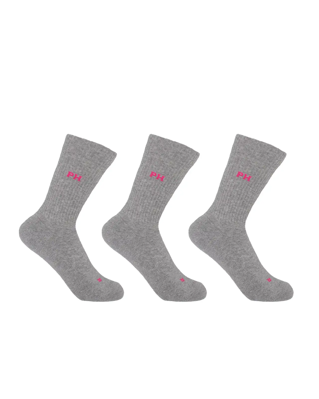 Women PEPER HAROW 3 Pack Essential Womens Sport Socks - Grey £27.00