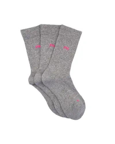Women PEPER HAROW 3 Pack Essential Womens Sport Socks - Grey £27.00
