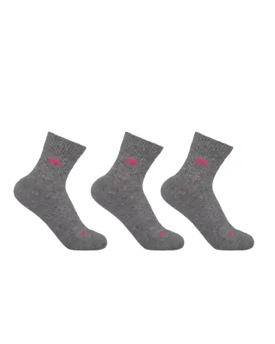 Women PEPER HAROW 3 Pack Essential Quarter Womens Sport Socks - Grey £24.00