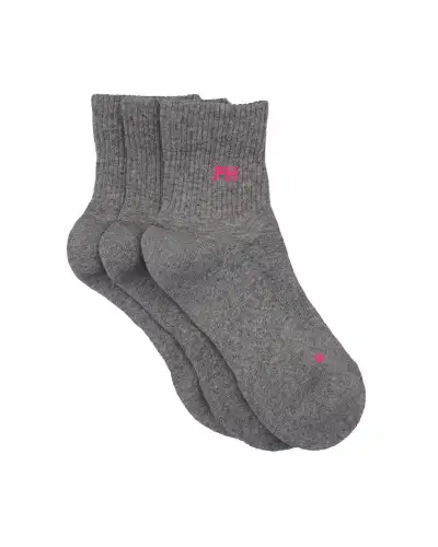 Women PEPER HAROW 3 Pack Essential Quarter Womens Sport Socks - Grey £24.00