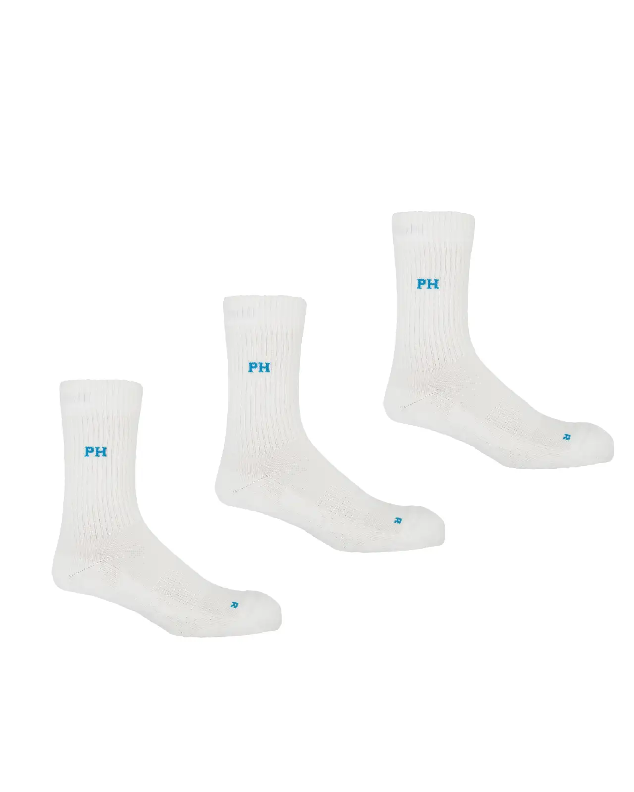 Men PEPER HAROW 3 Pack Essential Mens Sport Socks - White £30.00