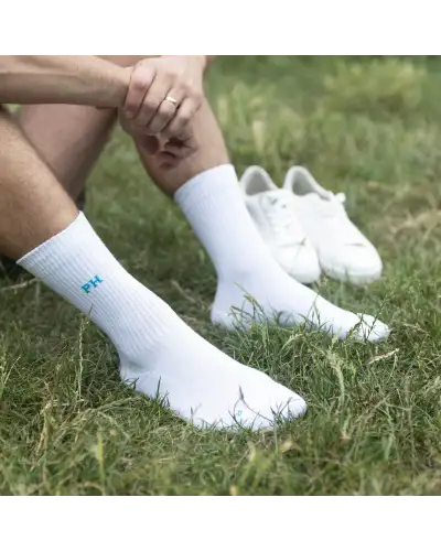 Men PEPER HAROW 3 Pack Essential Mens Sport Socks - White £30.00