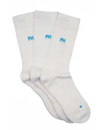 Men PEPER HAROW 3 Pack Essential Mens Sport Socks - White £30.00